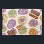 108 Asian Cookies Tea Towel<br><div class="desc">A beautiful tea towel with a design by artist Katherine Julie. All net proceeds donated to Ballard Food Bank in Seattle.</div>