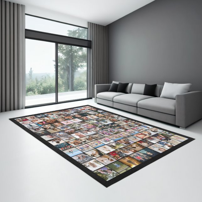 108 Photo Collage Personalized Rug (Insitu (Indoor 3))