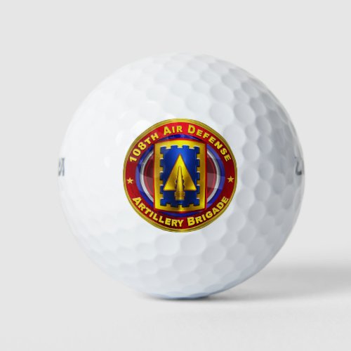 108th Air Defense Artillery Brigade Golf Balls