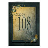 108th Birthday-vintage frame (Front)