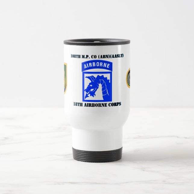 108TH MILITARY POLICE COMPANY 18TH AIRBORNE MUG (Center)