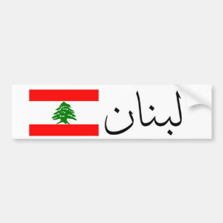 10931316_400x400, Lebanon_flag_large Bumper Sticker