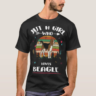 109 Just A Girl Who Loves Beagle T-Shirt