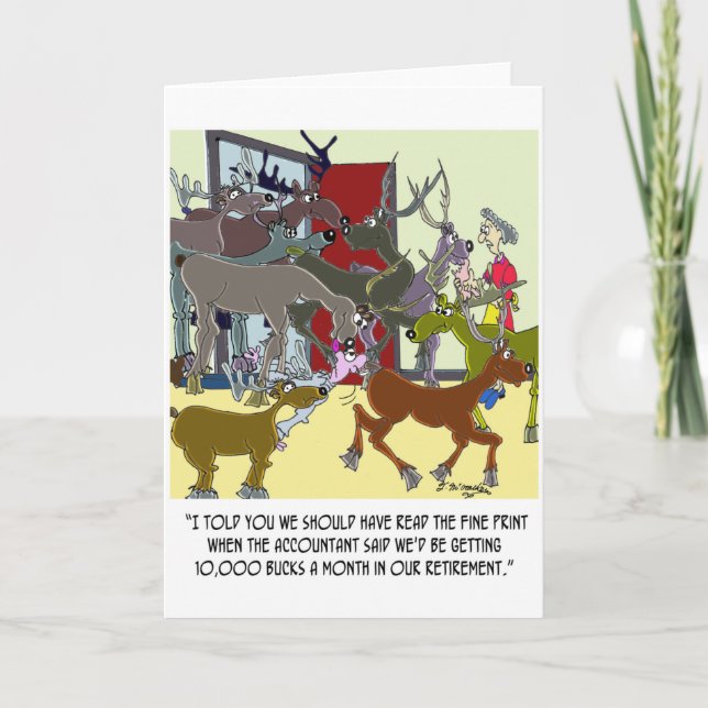10,000 Bucks in Retirement Card (Front)