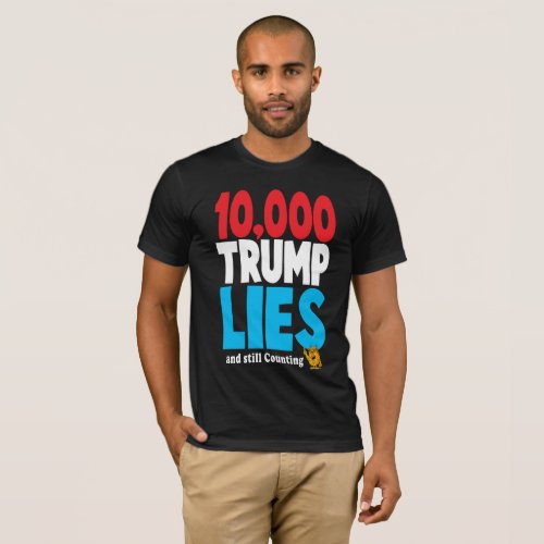 10000 trump Lies T_Shirt