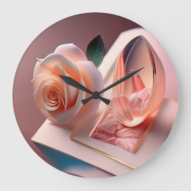 10.75" Round Acrylic Wall Clock (Front)