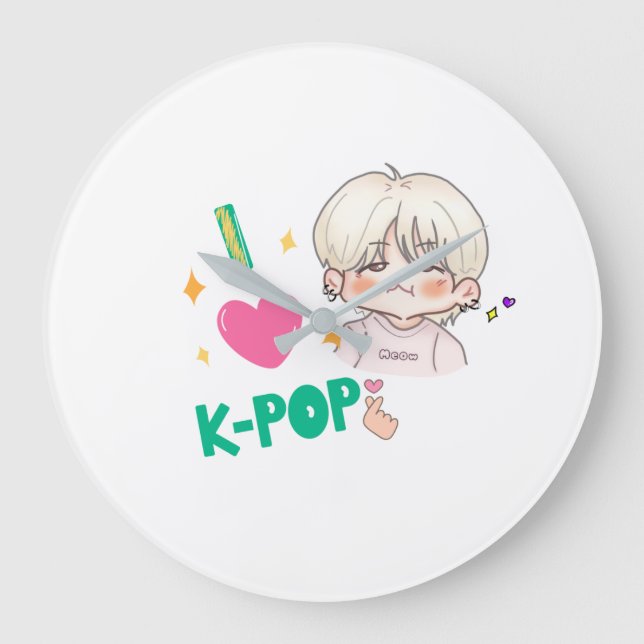 10.75" Round Acrylic Wall Clock (Front)