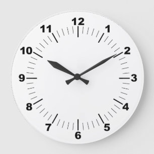 10.75" Round Acrylic Wall Clock