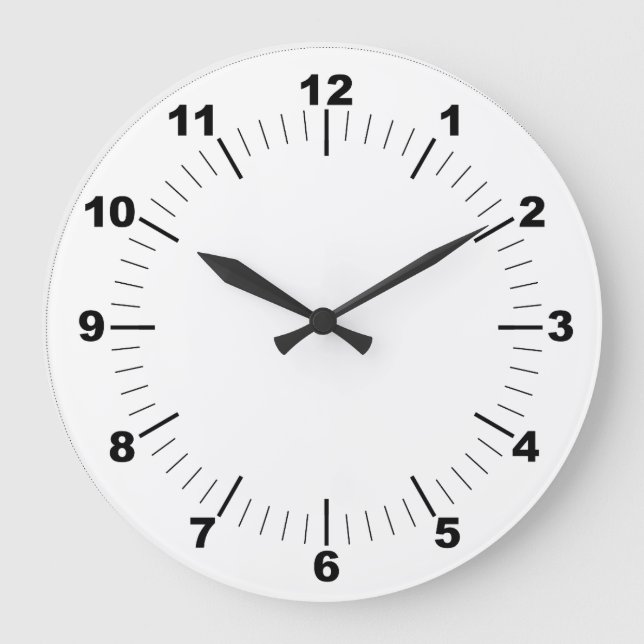 10.75" Round Acrylic Wall Clock (Front)