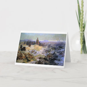 #10 After the Battle of Grunwald, Mucha Card