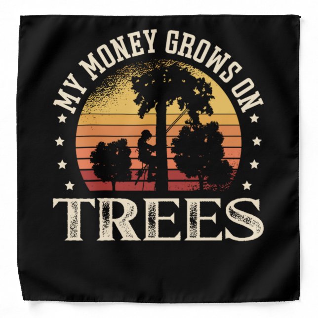 10.Arborist for a Tree trimmer Bandana (Front)