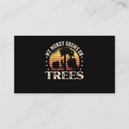 10Arborist for a Tree trimmer Business Card