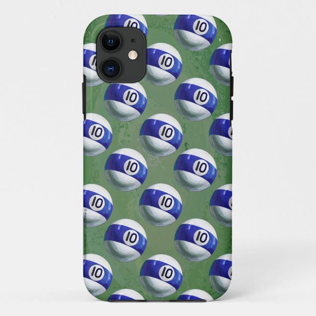 10 Ball Case-Mate iPhone Case (Back)