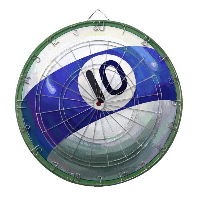 10 Ball Dartboard With Darts (Front)