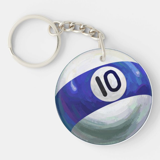 10 Ball Keychain (Front)