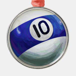 10 Ball Metal Ornament