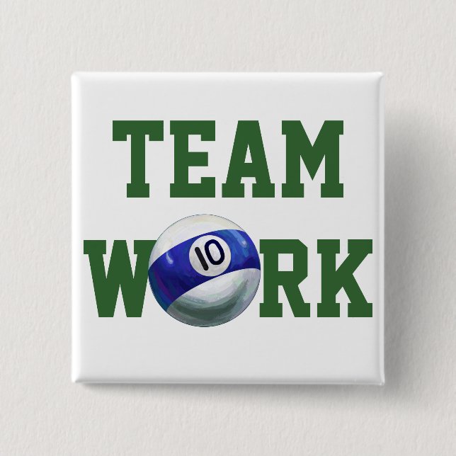 10 Ball Pinback Button (Front)