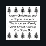 10 Christmas Trees - Square Self Inking Stamp<br><div class="desc">10 Christmas Trees - Square Self Inking Stamp</div>