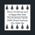 10 Christmas Trees - Square Self Inking Stamp<br><div class="desc">10 Christmas Trees - Square Self Inking Stamp</div>