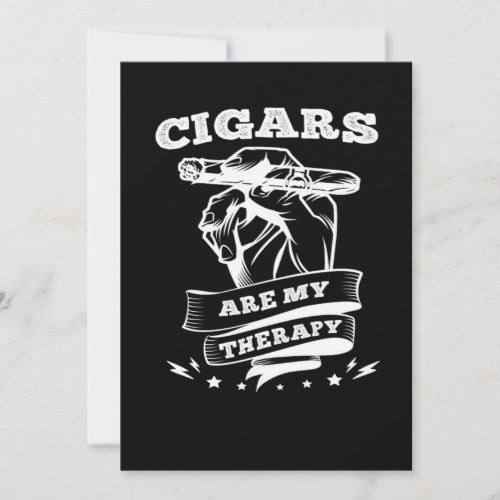 10Cigars Are My Therapy Save The Date