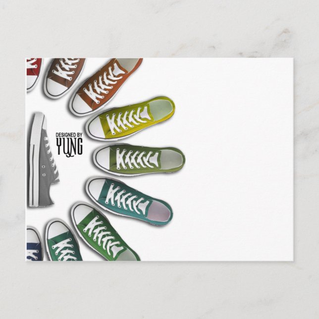 10 Classic Sneakers Postcard (Front)