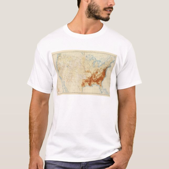 10 Colored population 1890 T-Shirt (Front)
