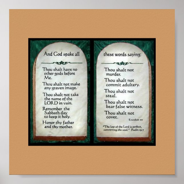 10 Commandments poster (Front)
