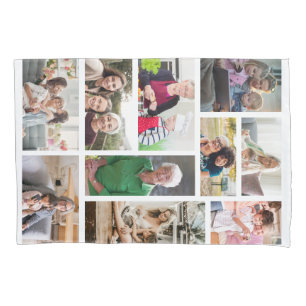 10 Custom Photo Collage Pillow Case