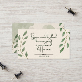 10 Days of Scripture Verse Cards | Matthew 5:12