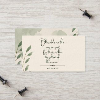 10 Days of Scripture Verse Cards | Matthew 5:3
