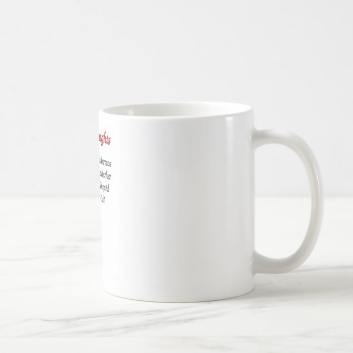 10 deep thoughts coffee mug