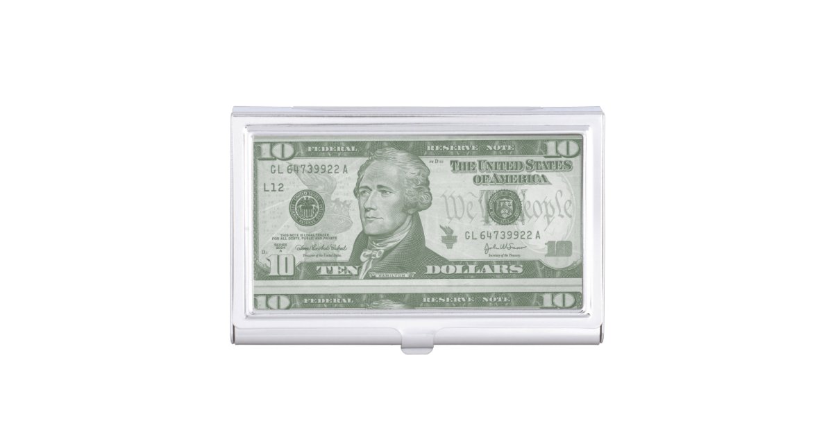 10 dollar bill black and white