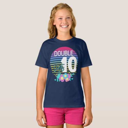 10 Double Digits Birthday Party T_Shirt
