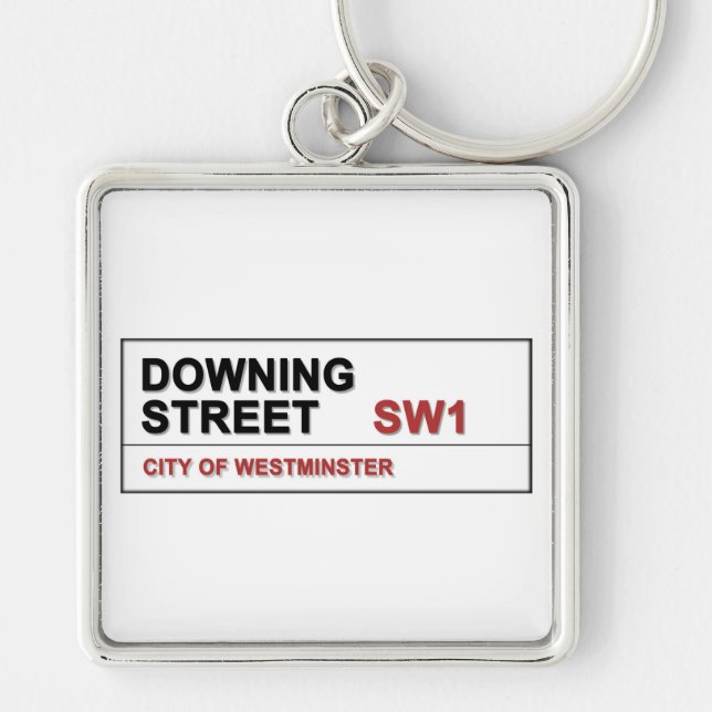 10 Downing Street London England Keychain (Front)