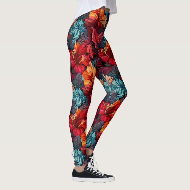 #10 Floral Pattern Leggings (Right)