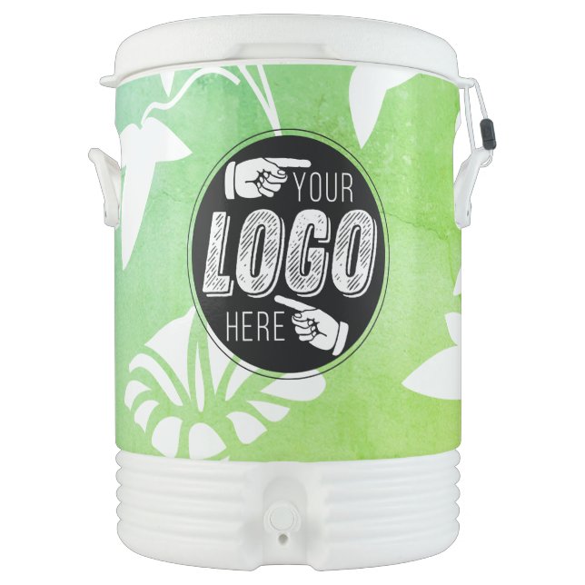10-Gallon Igloo Custom Logo Beverage Cooler (Front)