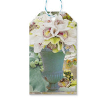 10 Gift Tags with Orchids