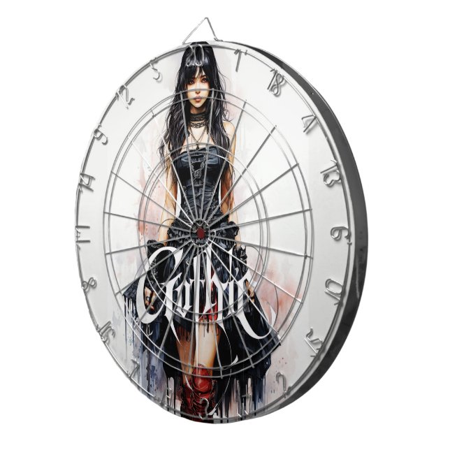 #10 Gothic Fun  Dart Board (Front Right)