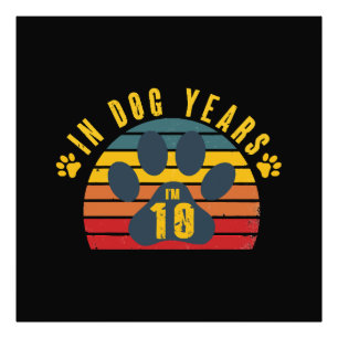 10 In Dog Years Photo Print