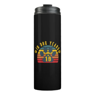 10 In Dog Years Thermal Tumbler