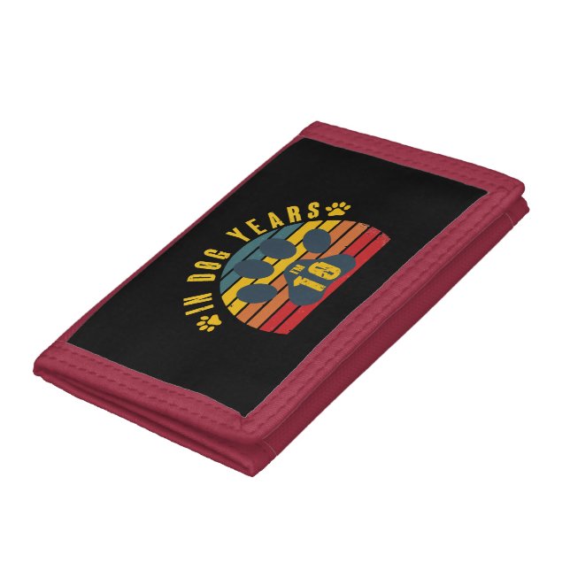 10 In Dog Years Trifold Wallet (Bottom)