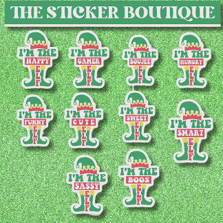 10 In One Festive Elf Personality Collection Sticker
