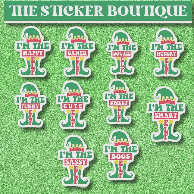 10 In One Festive Elf Personality Collection Sticker (Creator Uploaded)
