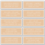 10 Individual Guest Name Address Party Wedding Sti Sticker<br><div class="desc">10 Individual Guest Name Address Party Wedding White Script Stickers features 10 stickers with your individual guest name and address on each sticker in white script typography on a maize background. Perfect for wedding invitations, Christmas and Holiday cards, party invitations, thank you cards and office mail outs. Simply edit the...</div>