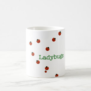 10 ladybugs coffee mug