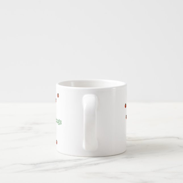 10 ladybugs espresso cup (Back)