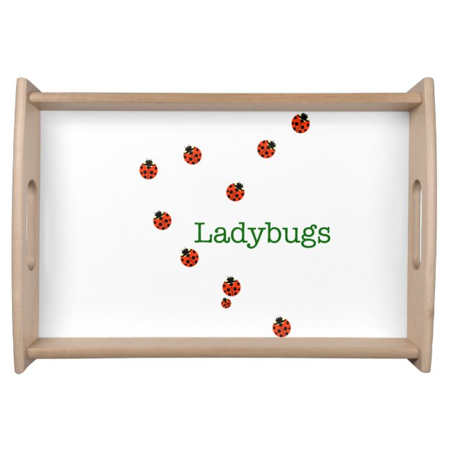 10 ladybugs serving tray (Front)