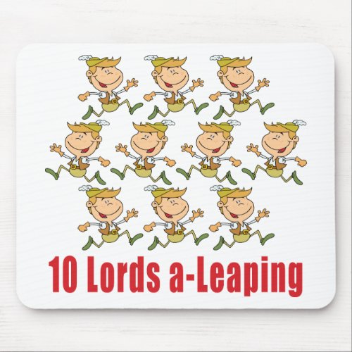 10 Lords a_Leaping Mousepad