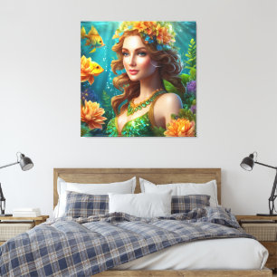 #10 Mermaid Life Canvas Print