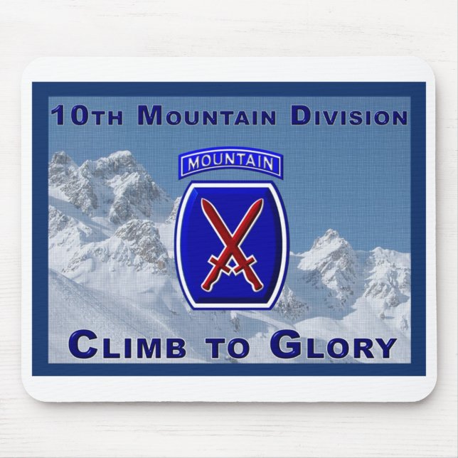 10 Mountain Division Gift Mouse Pad (Front)